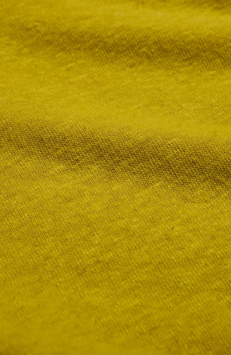Women's Relaxed V-Neck Linen Blend T-Shirt