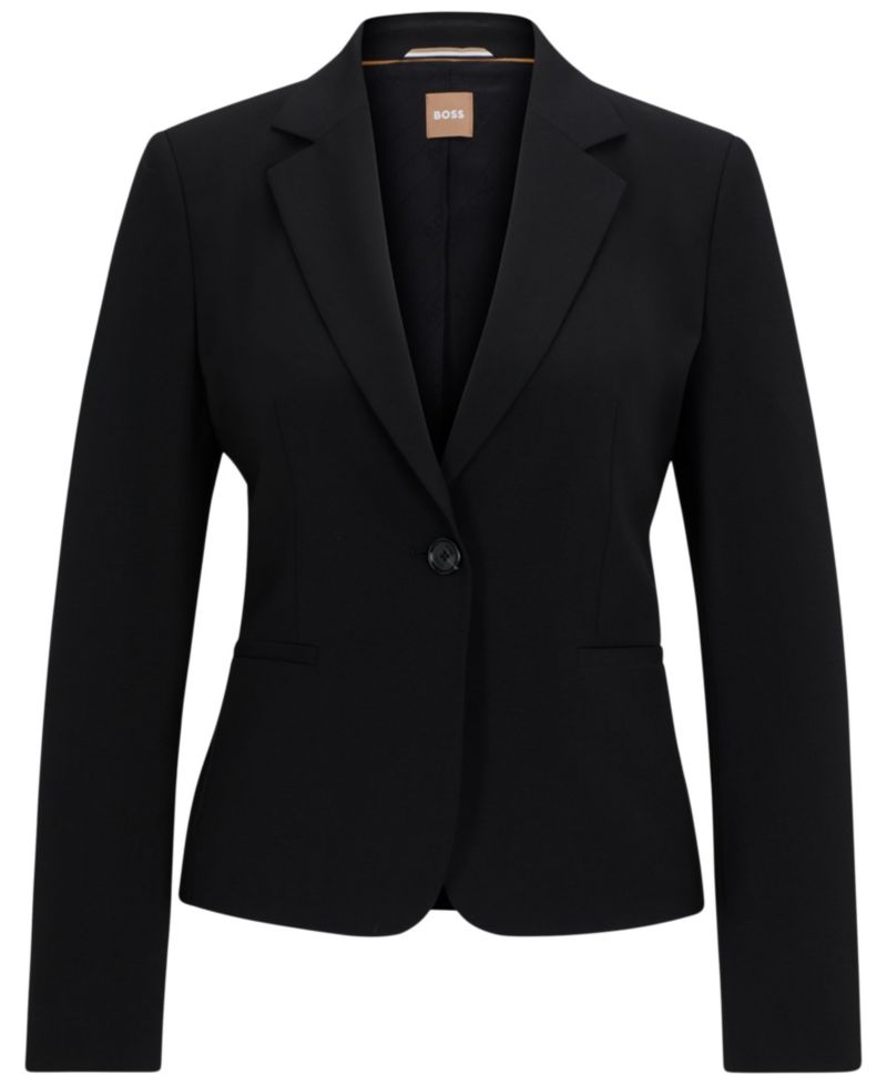 BOSS by Women's Regular-Fit Button-Up Blazer