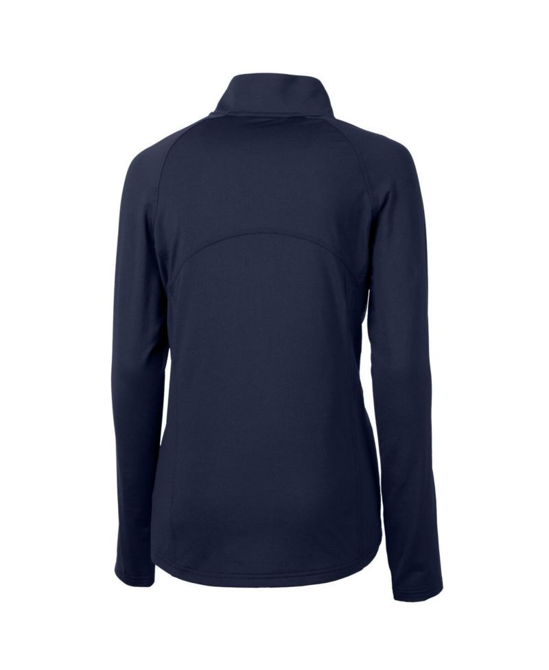Women's Navy Minnesota Twins Adapt Eco Knit Stretch Half-Zip DryTec Top