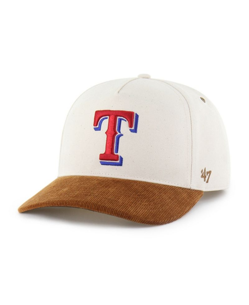 Carhartt x '47 Men's Natural/Brown Texas Rangers Undyed Relaxed Hitch Adjustable Hat