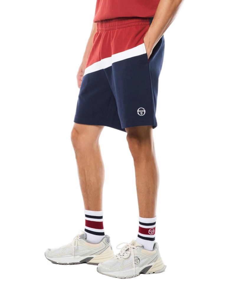 Men's Affilato French-Terry Color-Block Shorts, 6" Inseam