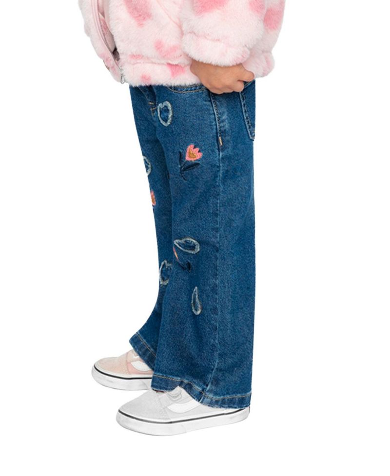 Little and Big Girl (6-8) Boot Leg Jeans