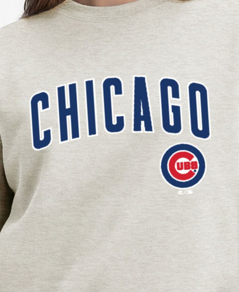 Women's Chicago Cubs Relaxed-Fit Dropped-Shoulder Sweatshirt