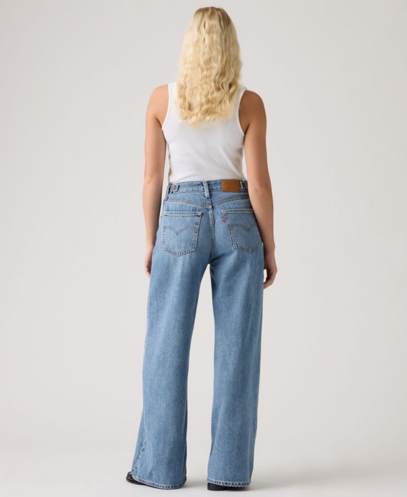 Premium Women's Cinch High-Rise Wide-Leg Jeans