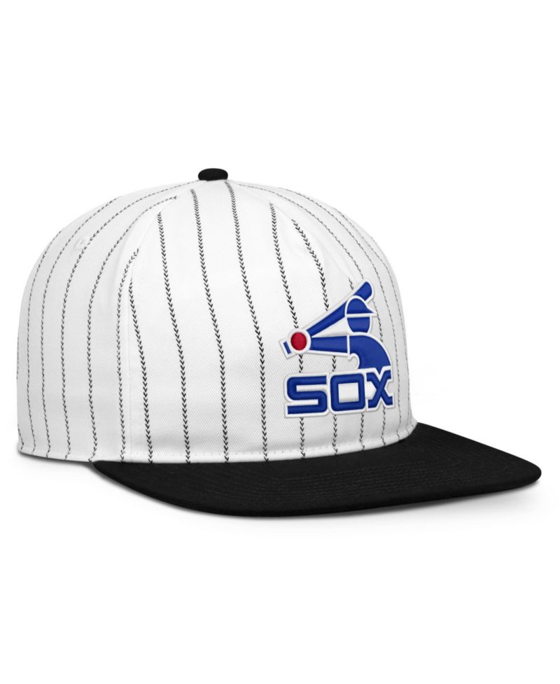 Men's White/Black Chicago White Sox Cooperstown Collection Pro Adjustable Hat