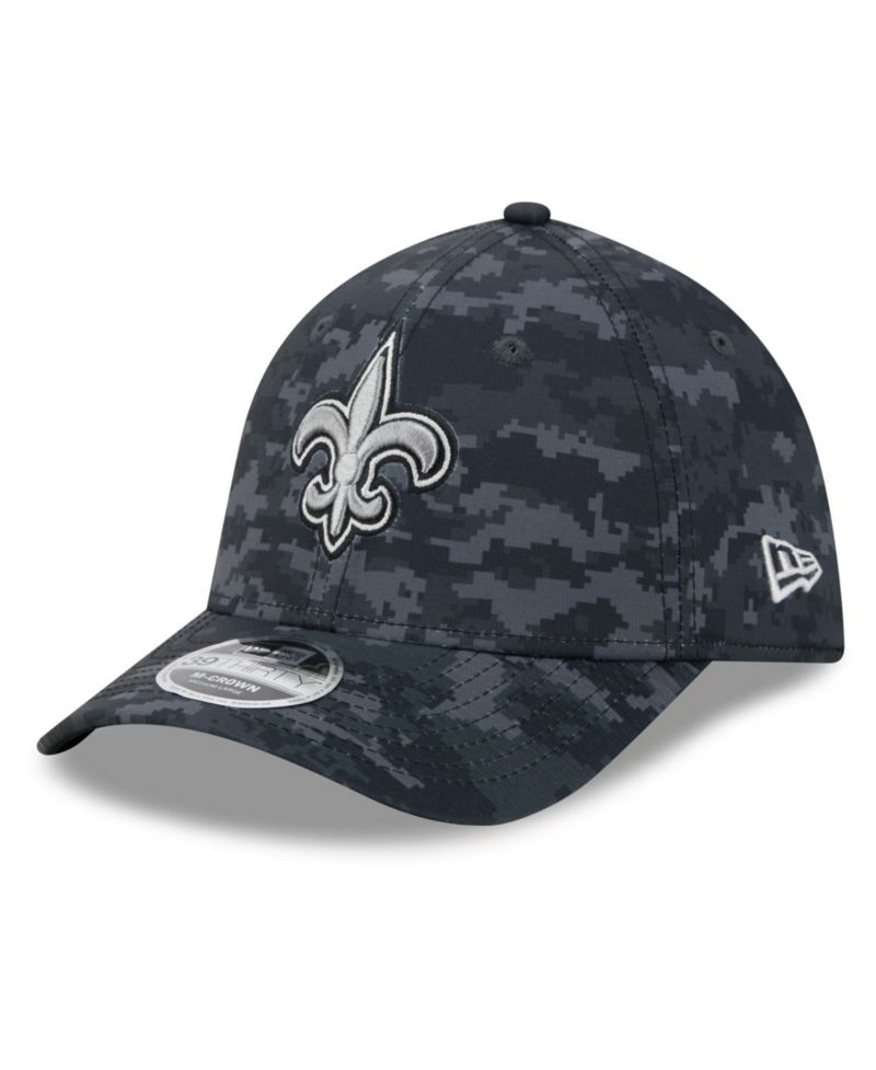 Men's Black New Orleans Saints 2026 Salute to Service 39THIRTY Flex Hat