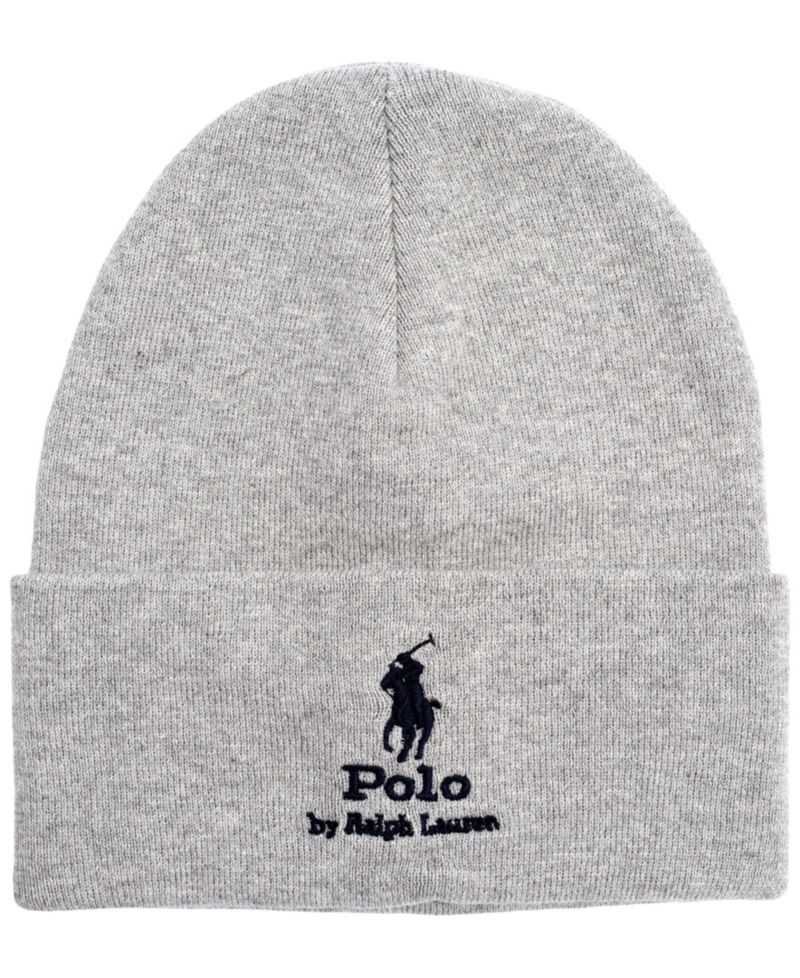 Men's Silhouette Polo Pony Beanie Hat