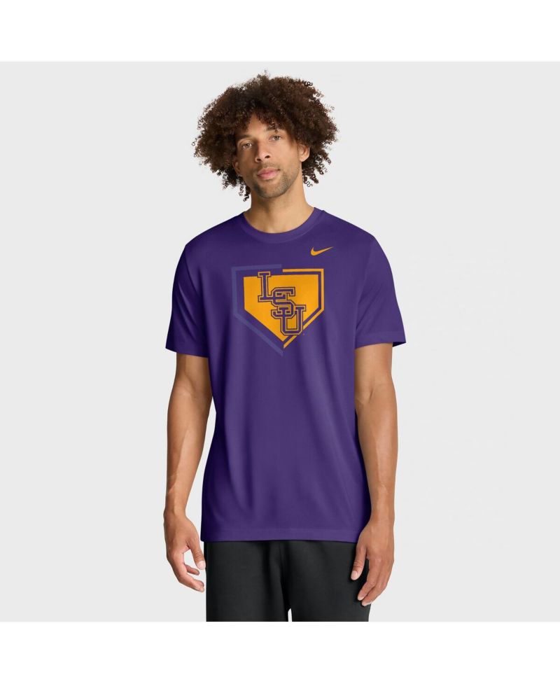 Men's Purple LSU Tigers Primetime Baseball Icon Legend Dri-FIT T-Shirt