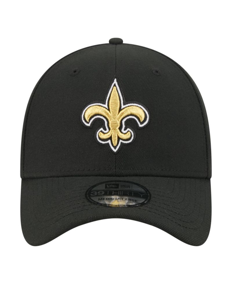 Men's Black New Orleans Saints Core Team 39THIRTY Flex Hat