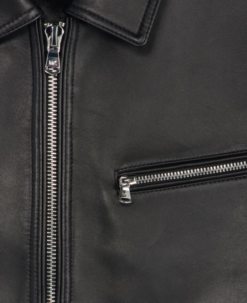 Men's Genuine Leather Shirt Collar Jacket
