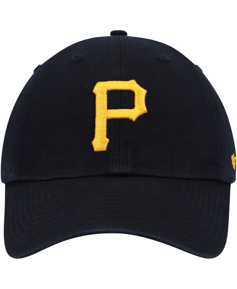 Men's Black Pittsburgh Pirates Clean Up Adjustable Hat