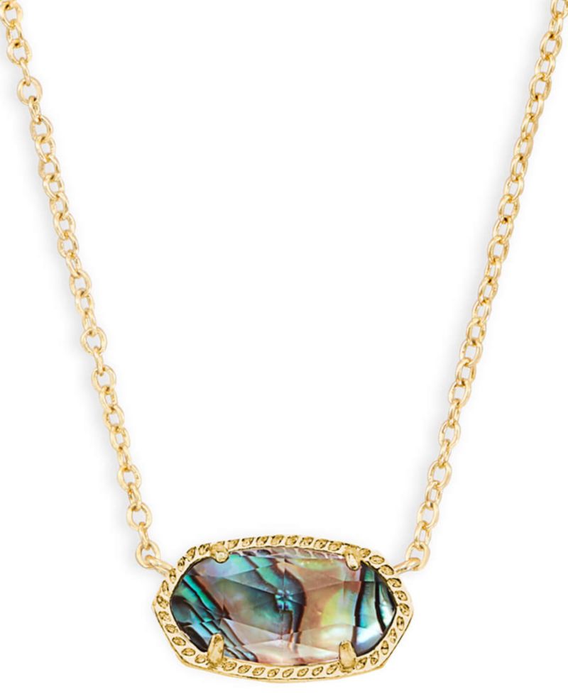 Glass Stone Elisa Pendant Necklace