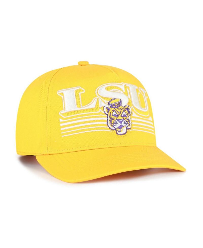 Men's Gold LSU Tigers Script Fade Hitch Adjustable Hat