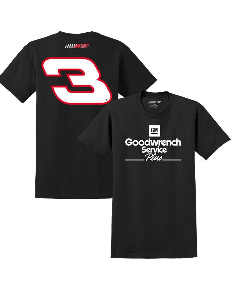 Men's Black Dale Earnhardt Goodwrench Service Plus Sponsor Lifestyle T-shirt
