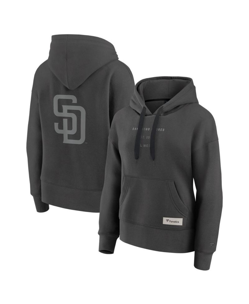 Women's Charcoal San Diego Padres Elements Future Ground Subtle Tonal Pullover Hoodie