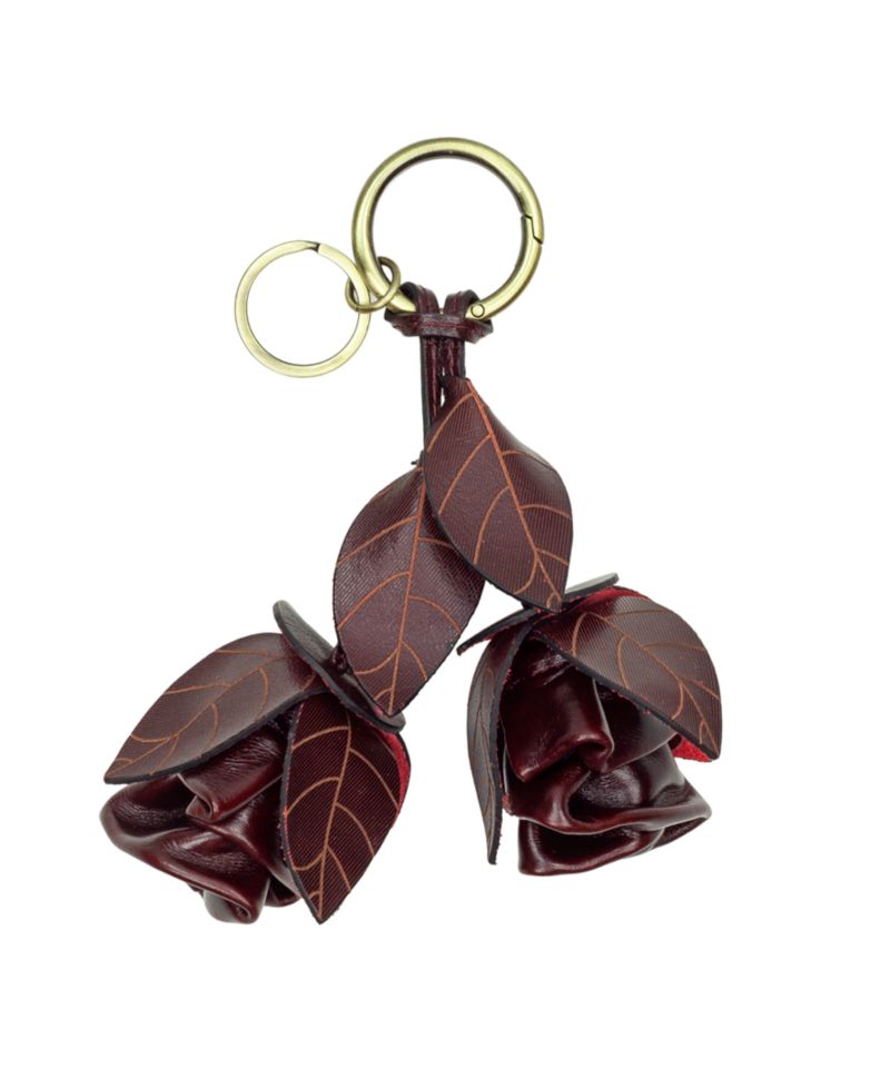 Laced Rose Bag Charm