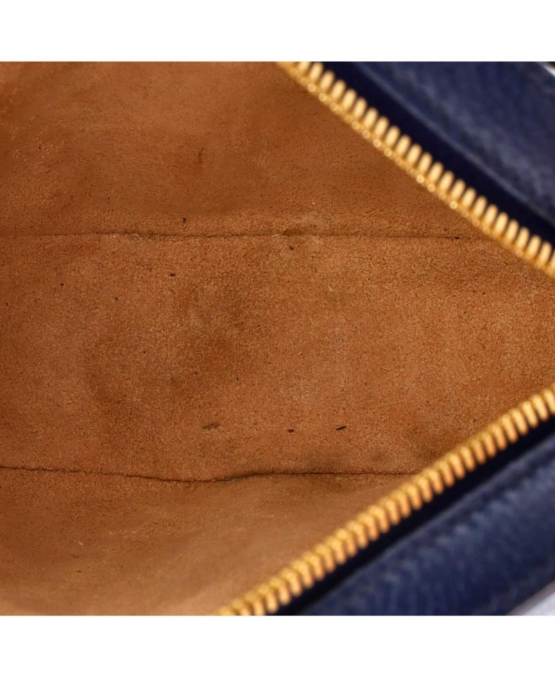 Mini Ophidia Round Shoulder Bag Leather