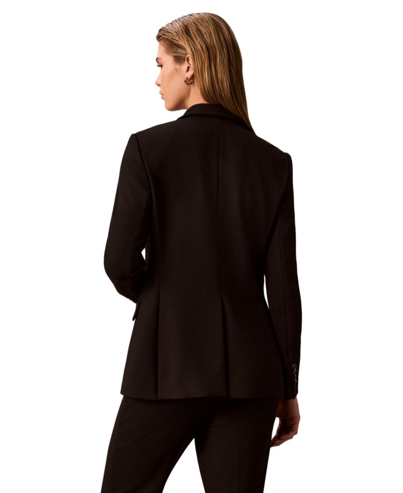 Women's Notch Collar One-Button Jacket
