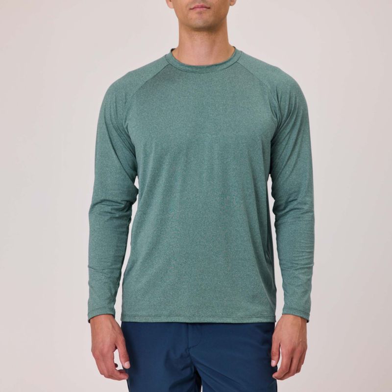 Men's Kiwi Green LS Outbound Tee
