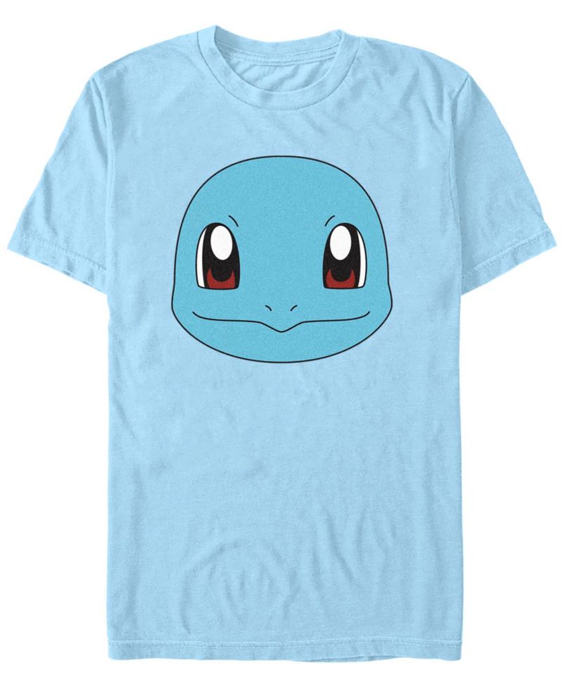 Men's Pokemon Squirtle Big Face Short Sleeve T-shirt