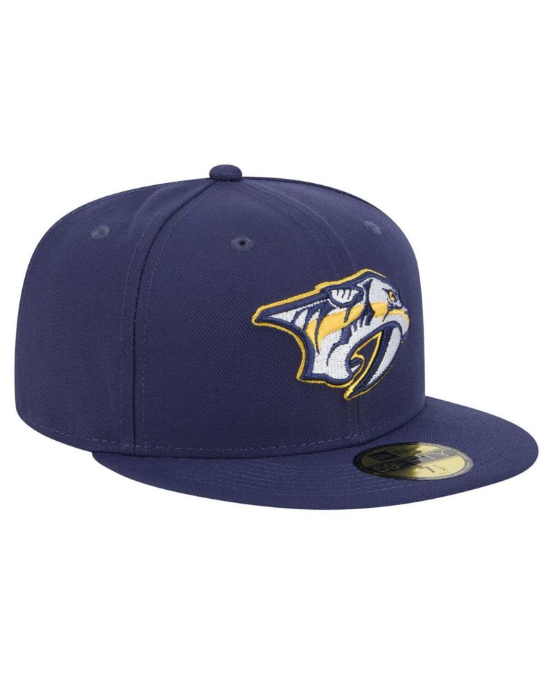 Men's Navy Nashville Predators Core 59FIFTY Fitted Hat
