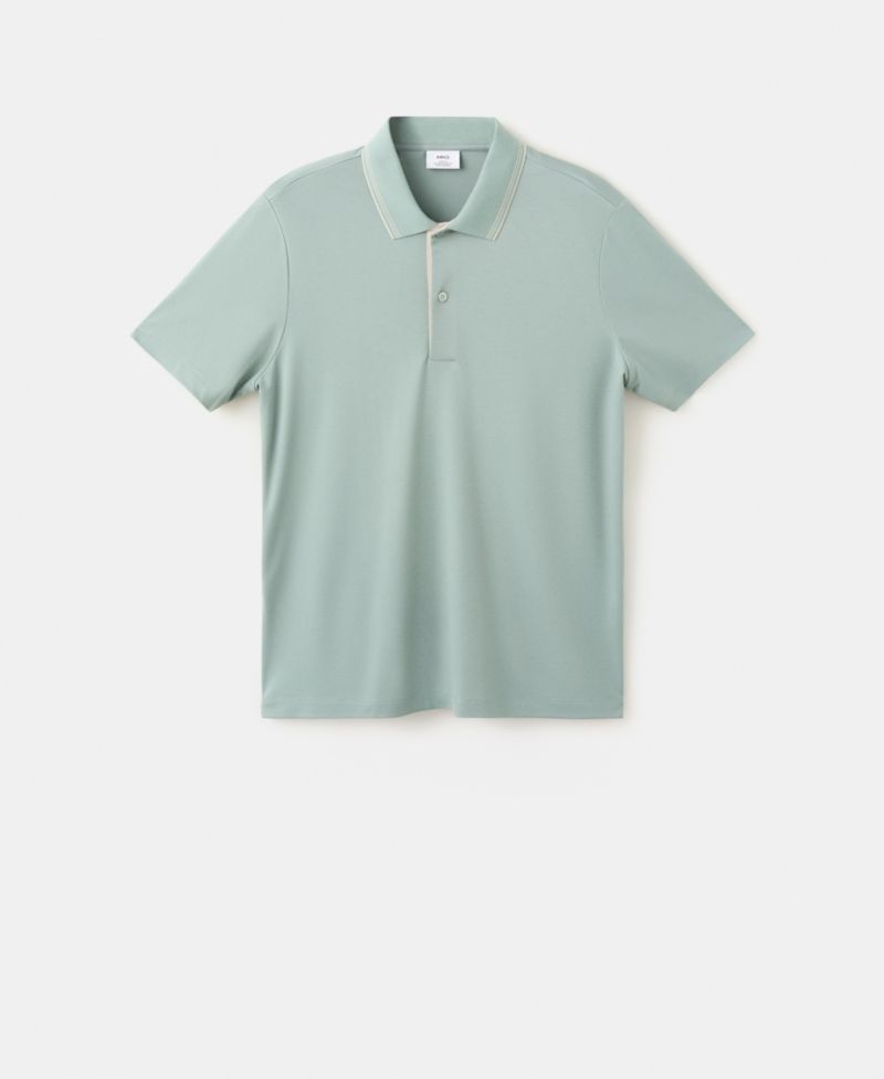 Men's Slim-Fit Solid Polo Shirt