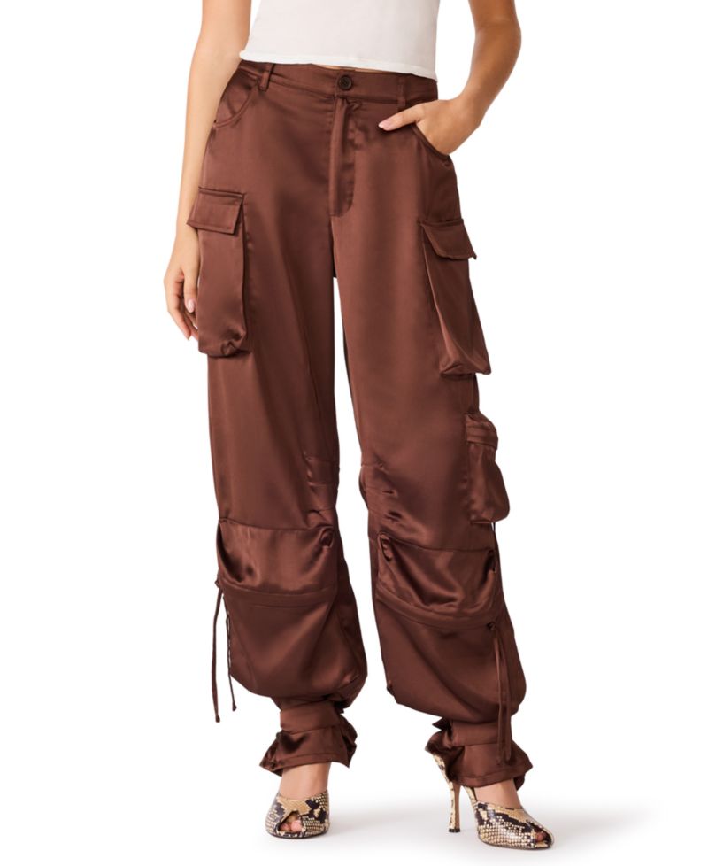 Women's Duo Wide-Leg Drawstring Cargo Pants