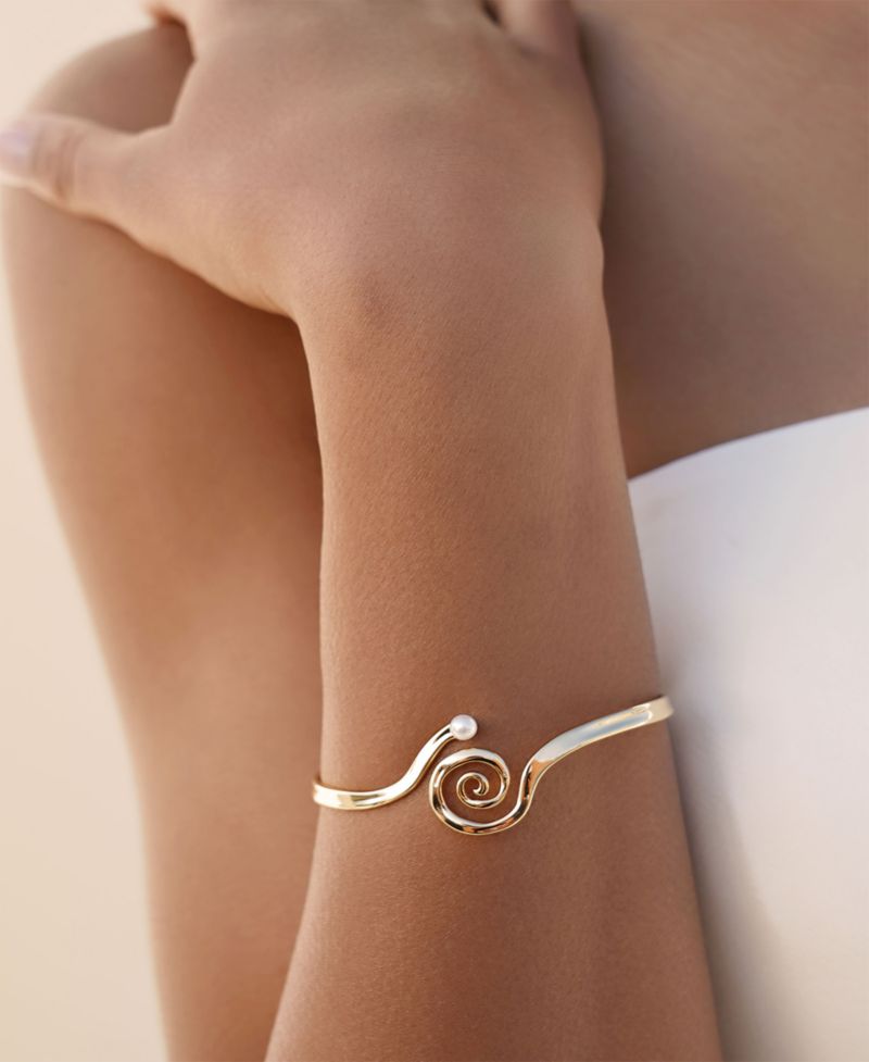 Mini Aura Swirl Cuff Bracelet