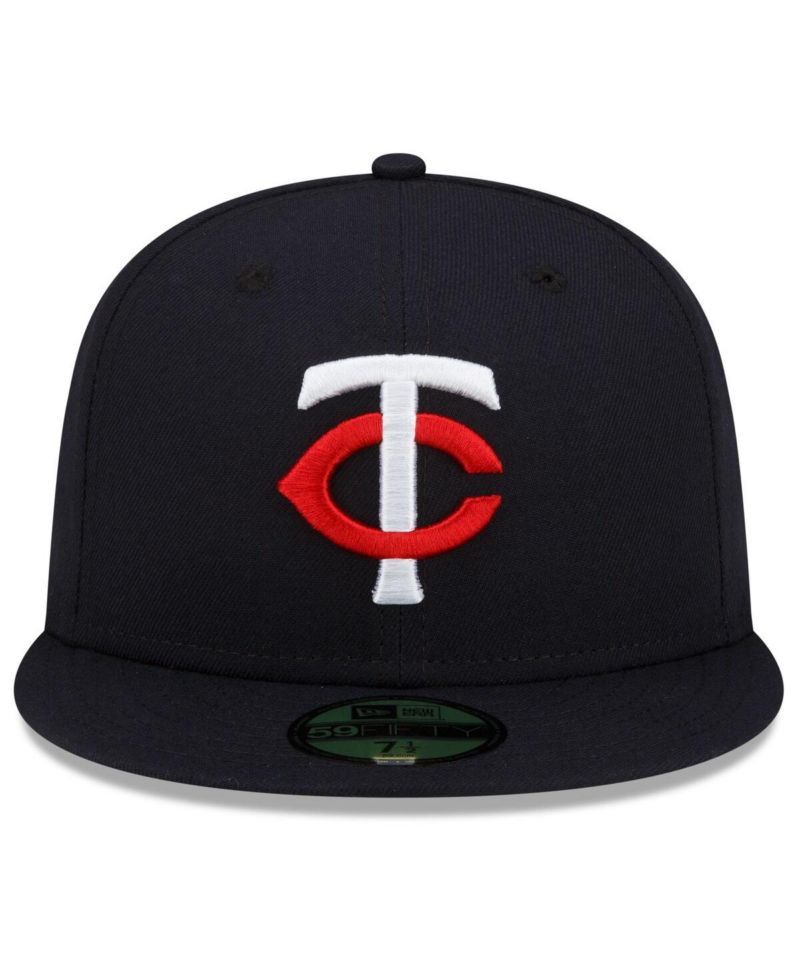Men's Navy Minnesota Twins 2023 Authentic Collection Home 59Fifty Fitted Hat