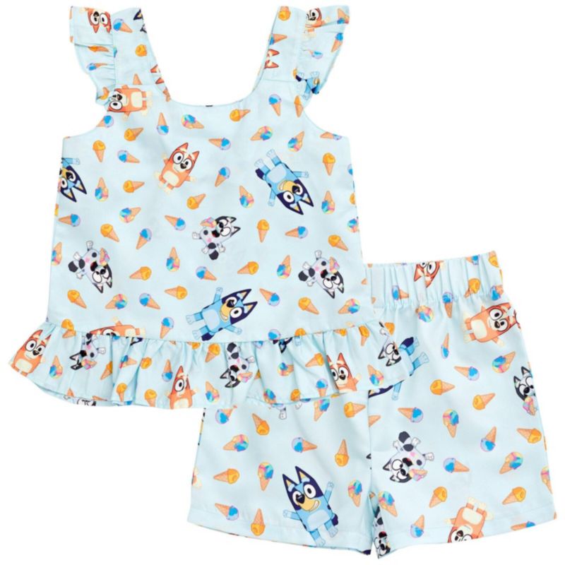 Girl's 6-12 Dress Jumpsuit and 2-Piece Shorts Set