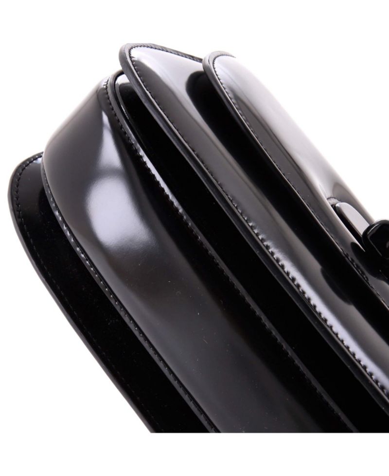 Medium Bamboo Diva Top Handle Bag Polished Leather