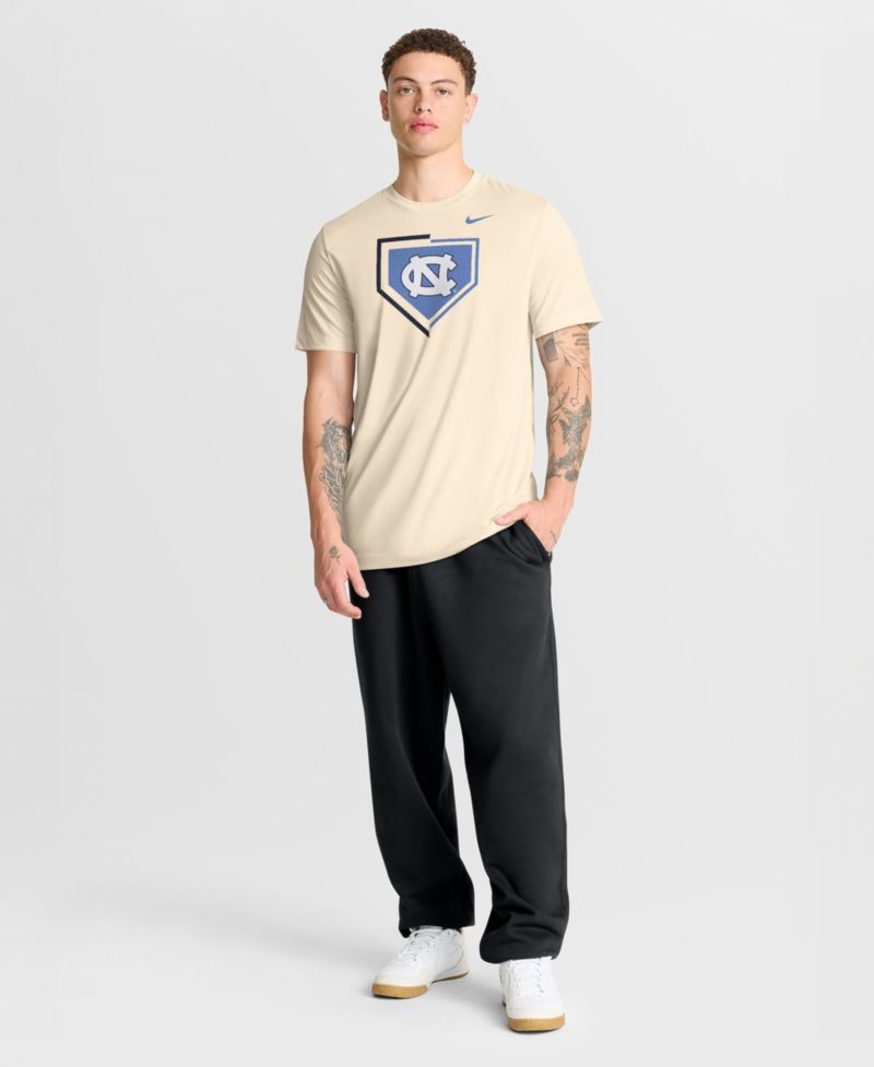 Men's Natural North Carolina Tar Heels Primetime Baseball Icon Legend Dri-FIT T-Shirt