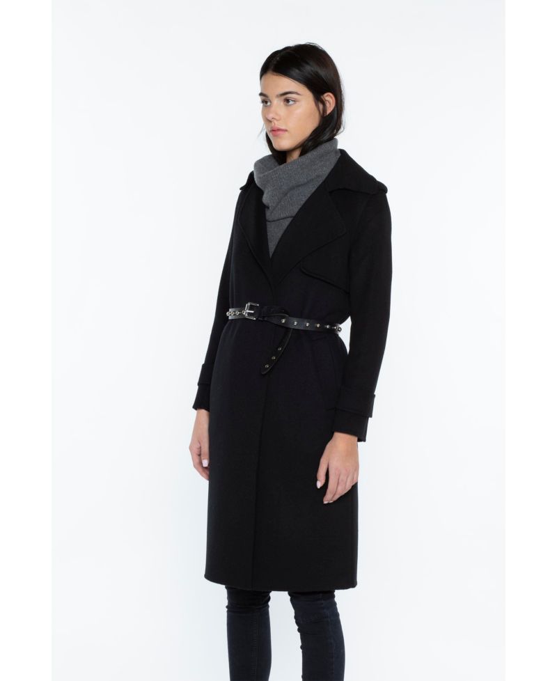 Women's Cashmere Wool Double-faced Overcoat