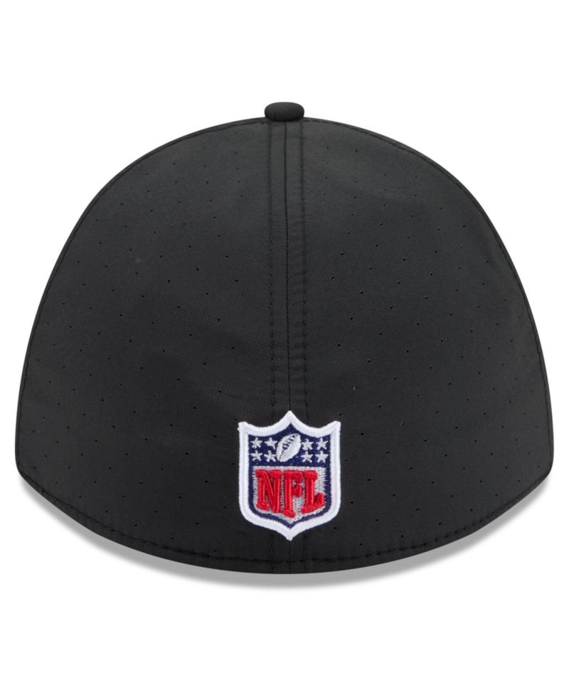 Men's Black San Francisco 49ers 2026 NFL Cruical Catch 39THIRTY M-Crown Stretch Hat