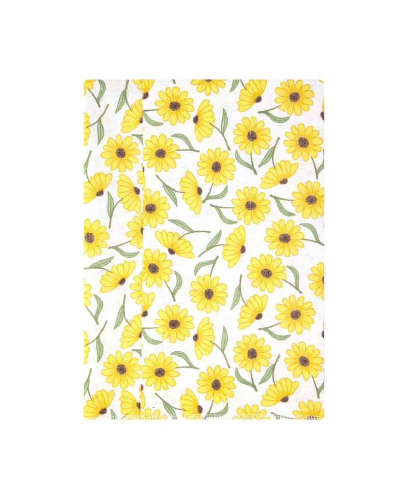 Girl Cotton Poly Flannel Burp Cloths 7-Pack