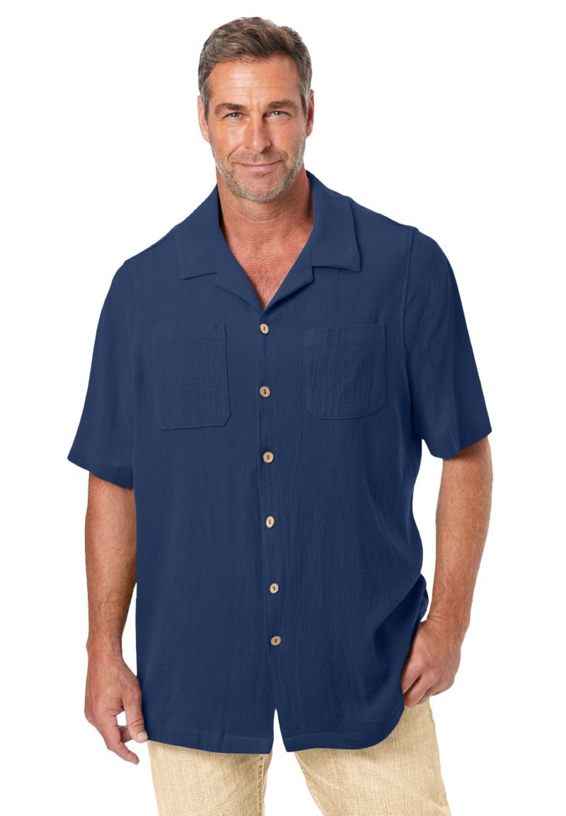 Men's Gauze Camp Shirt