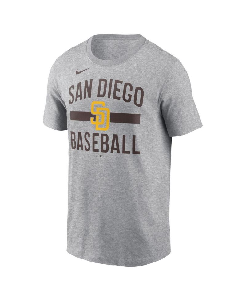 Men's Heather Gray San Diego Padres Arched T-Shirt
