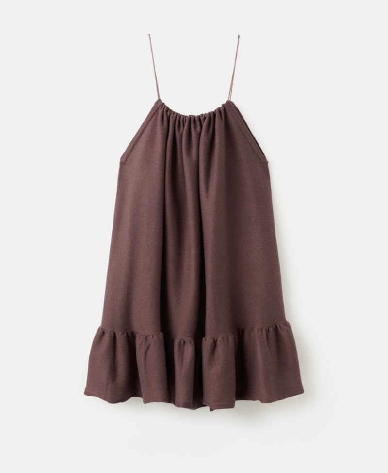 Women's Gathered Neckline Knit Dress