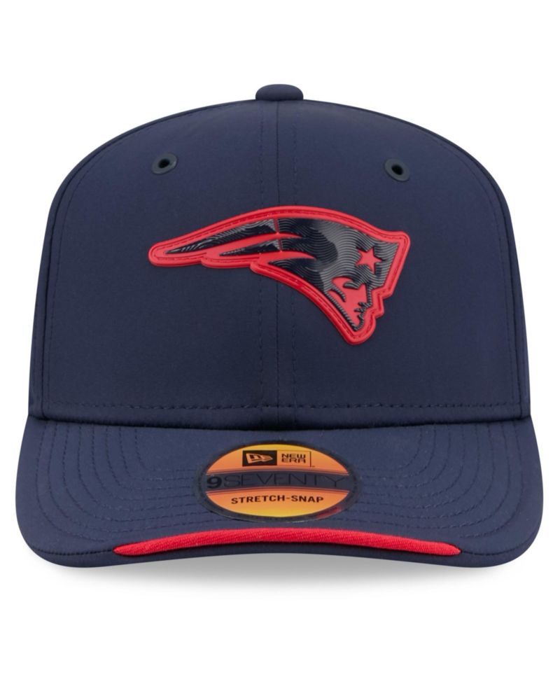 Men's Navy New England Patriots 2026 Sideline 9SEVENTY Adjustable Hat