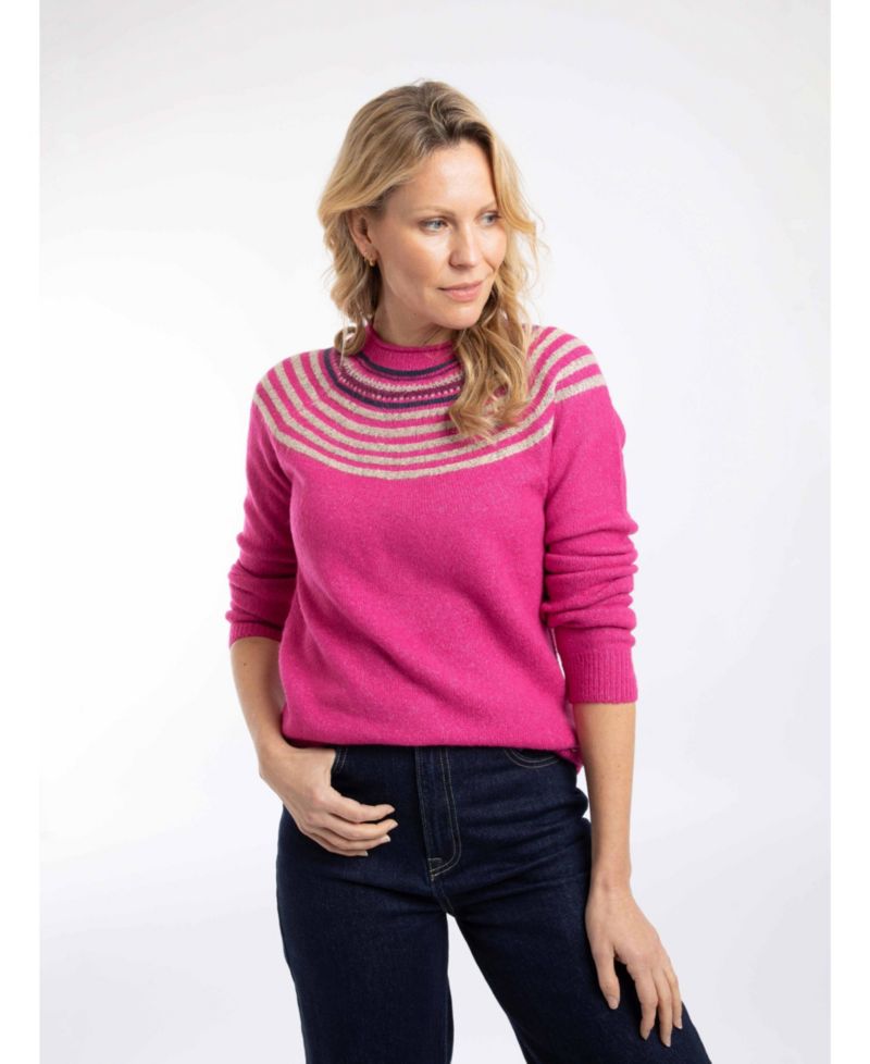 Women's Sinatra Patterned Knit Sweater