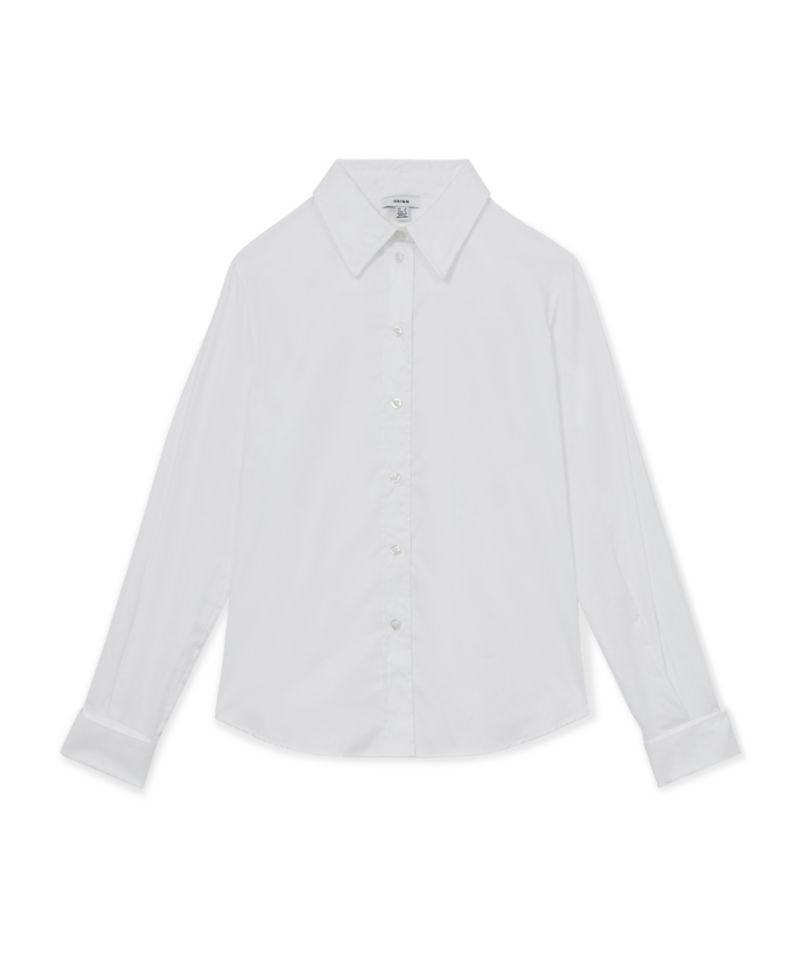 Women's Lottie Cotton-Sateen Folded-Cuff Shirt
