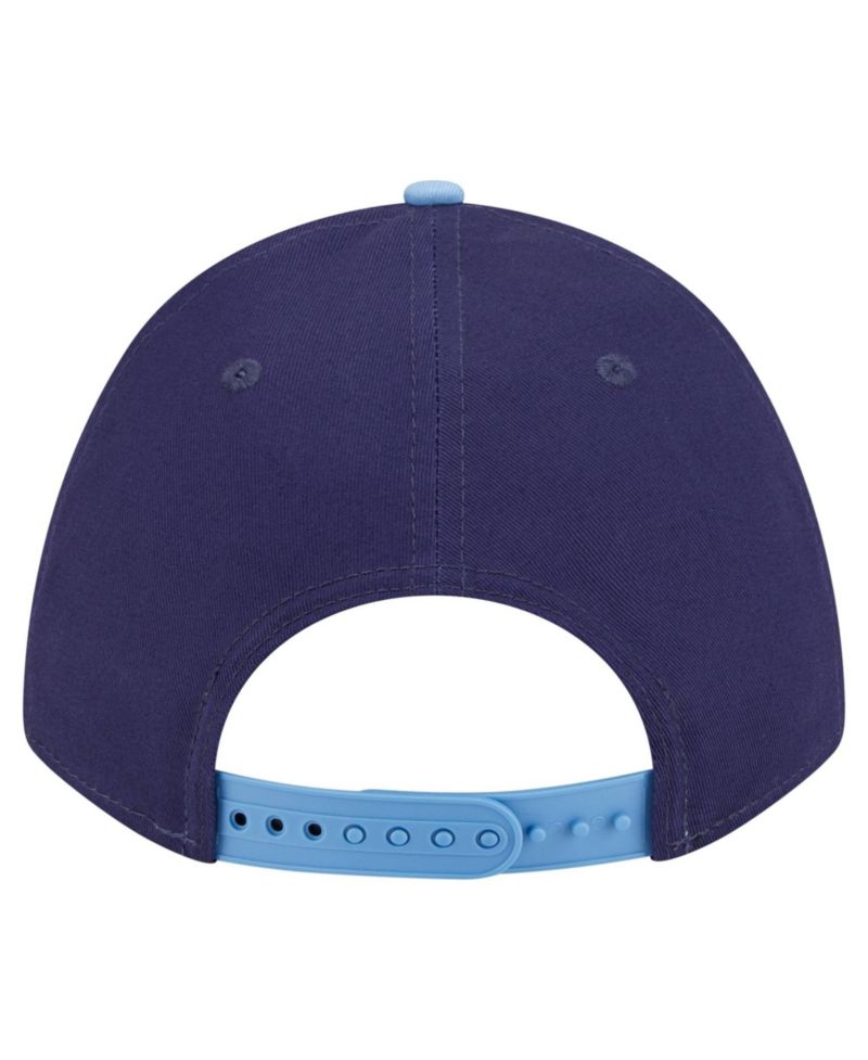 Men's Navy/Light Blue Tampa Bay Rays Arch 9FORTY A-Frame M-Crown Adjustable Hat