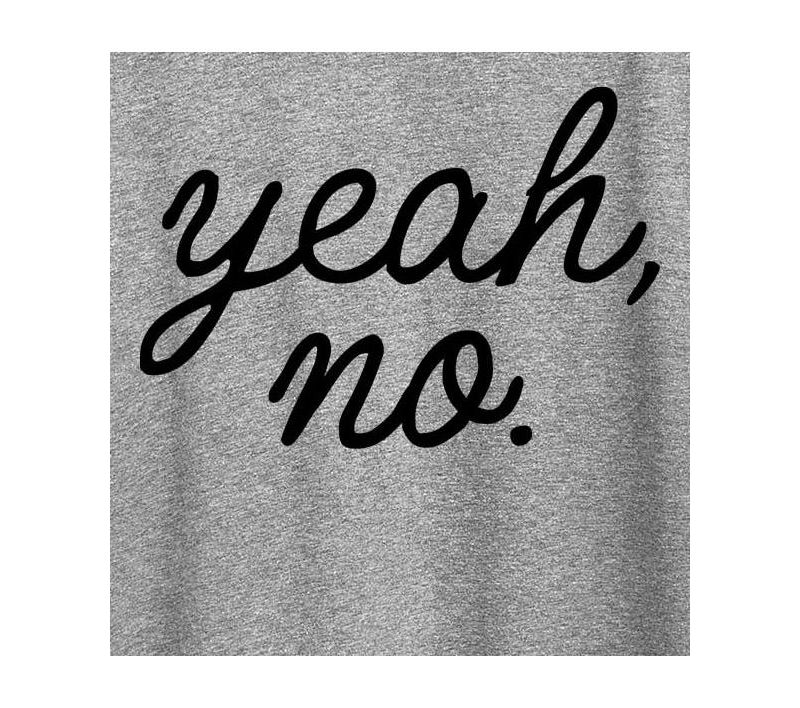 Yeah No Plus Size Graphic T-Shirt