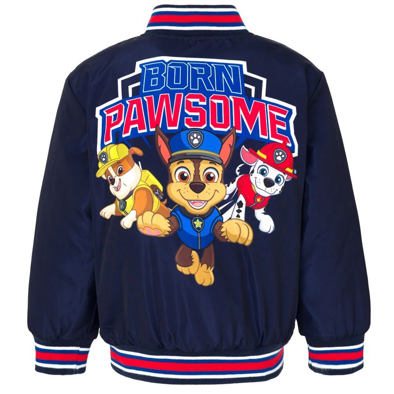 Toddler Boys Zip Up Varsity Bomber Jacket to (2T - 7-8
