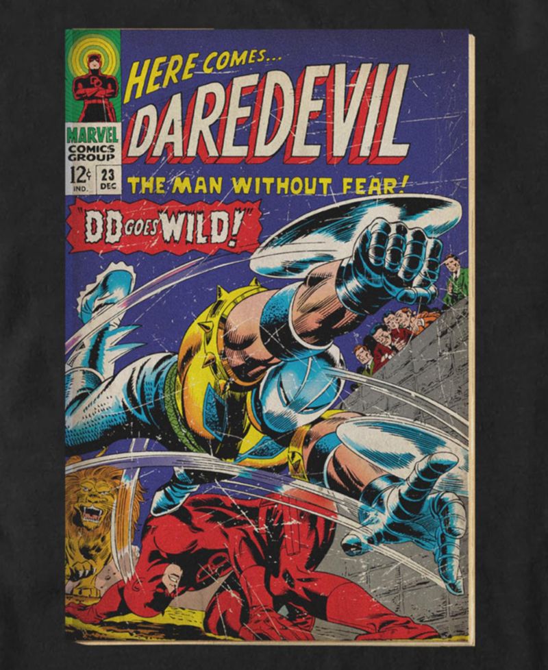 Men's Daredevil Cover Comic Dec Daredevil T-Shirt