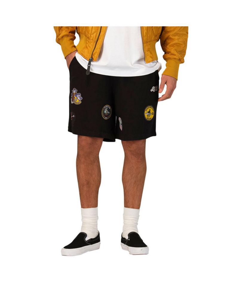 Men's Patched Jersey Short