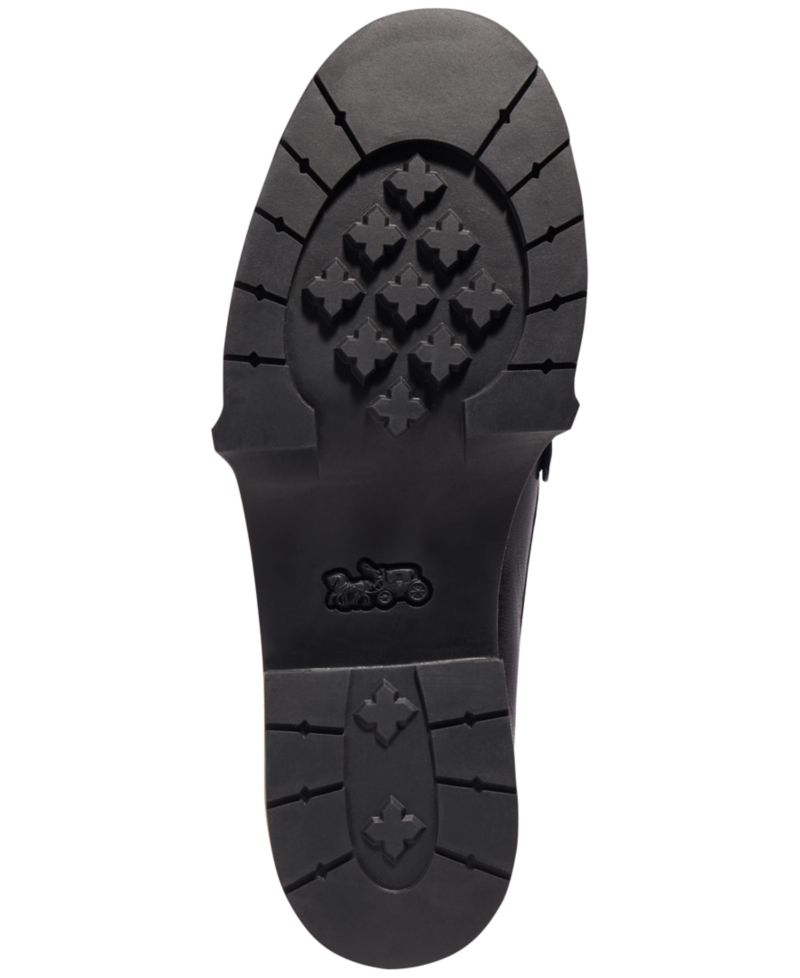 Women's Leah Platform Leather Lug Sole Loafers