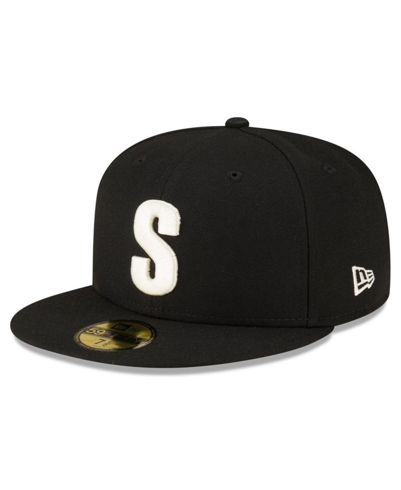 Men's Black Seattle Mariners Authentic Collection 59FIFTY Fitted Hat