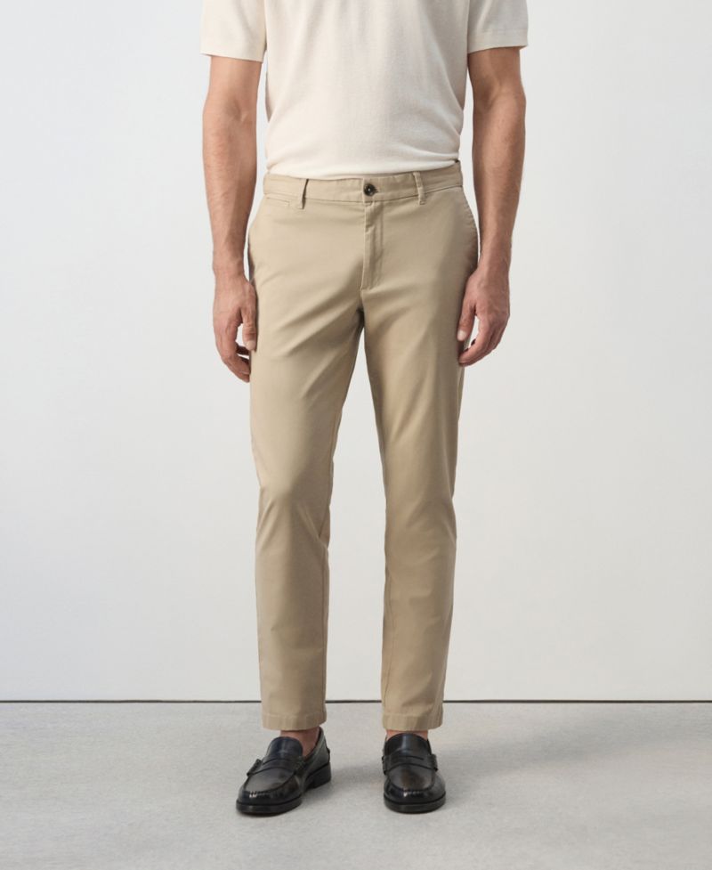 Men's Prato Cropped Tapered Chino Pants