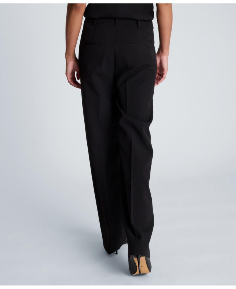 Women's Luxe Stretch Twill High Rise Wide-Leg Pants